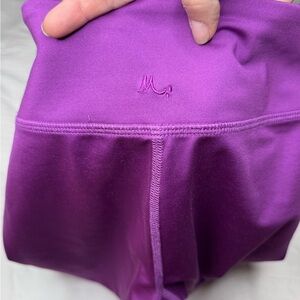 Mika Yoga Wear Rich Purple low waste Leggings S